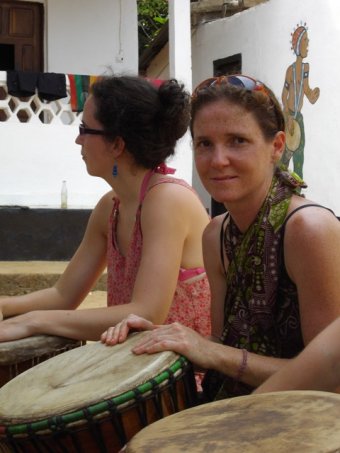 stage de percussions africaines en Guinée